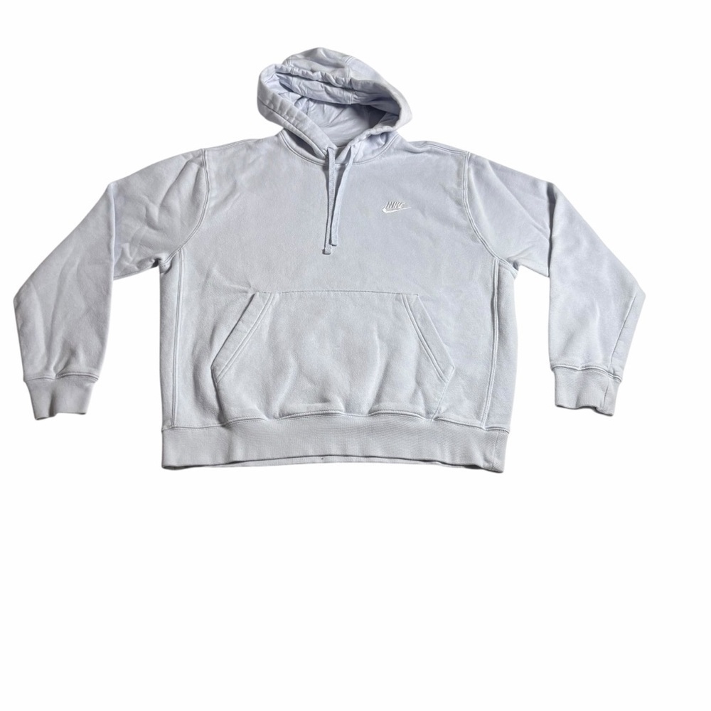 Nike Men’s Pale Lilac Hoodie | Fleece Pullover Sweatshirt | Embroidered Logo 💜